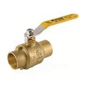 Thrifco Plumbing 1-1/2 Inch CXC Brass Full Bore Valve 6415038